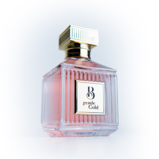 Fragrance World B Gentle Gold EDP 100 ml — toote vaade; täiskompositsioon; valgel taustal; kõige laiem kadreering