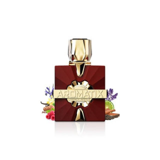 Fragrance World Aromatix Carnal Desire EDP 100 ml — product view; full composition; on a white background; widest framing