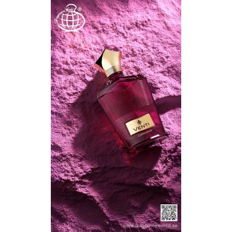 Fragrance World Venti Carisma EDP 100 ml — toote vaade; väga lähivõte; valgel taustal