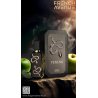 Fragrance World Veneno EDP 100 ml — продукт и опаковка; много близък план; на бял фон