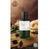 Fragrance World Oud Nuclear EDP 60 ml — товар в стилизованной композиции; крупный план; с цветами; самый близкий кадр