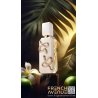 Fragrance World Veneno Bianco EDP 100 ml — товар в стилизованной композиции; крупный план; на белом фоне