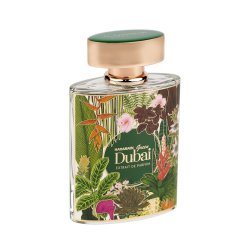Al Haramain Green Dubai Extrait Extrait de Parfum 100 ml — товар спереди; полная композиция; на белом фоне