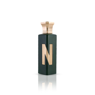 Naseem Lost In The Woods Aqua EDP 75 ml — produktvy; fullständig komposition; på vit bakgrund; bredaste bildutsnitt