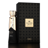 Fragrance World Sultan the conqueror EDP 80 ml — productverpakking; zeer nabije close-up; op een witte achtergrond