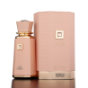 Fragrance World Sweet Paradise EDP 100 ml — produkt a balení; velmi detailní záběr; na tmavém pozadí