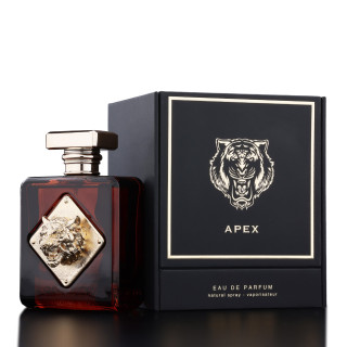 Fragrance World Apex EDP 100 ml — изображение товара; крупный план; на тёмном фоне