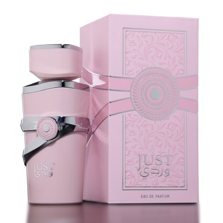 Fragrance World Just Ward EDP 100 ml — toode ja pakend; väga lähivõte; valgel taustal