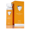 Fragrance World An Equestrian Series Pierce EDP 100 ml — producto y embalaje; primerísimo plano; sobre fondo claro
