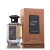 Fragrance World Leather so rare EDP 100 ml — toode ja pakend; väga lähivõte; heledal taustal