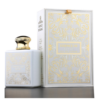 Fragrance World Essence De Blanc EDP 100 ml — изображение товара; очень крупный план; на белом фоне