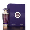 Fragrance World Miraj Exclusif EDP 100 ml — product en verpakking; zeer nabije close-up; op een lichte achtergrond