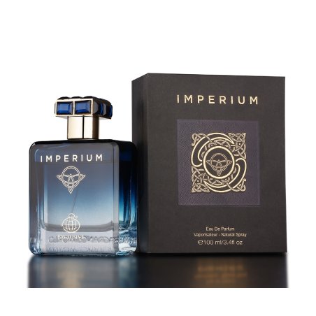 Fragrance World Imperium 100 ml — toote pakend; lähivaade; valgel taustal; lähim kadreering
