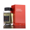 Fragrance World French Portrait EDP 100 ml — toode ja pakend; lähivaade; valgel taustal; lähim kadreering