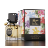Fragrance World Flora by Flora EDP 100 ml — toode ja pakend; väga lähivõte; valgel taustal; lähim kadreering