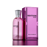 Fragrance World Edition Rose EDP 100 ml — produkt a balení; detail; na bílém pozadí; nejbližší záběr