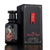 Fragrance World The Haunting Blend EDP 100 ml — toode ja pakend; lähivaade; tumedal taustal