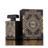 Fragrance World Intro Greatness Oud EDP 80 ml — упаковка товара; очень крупный план; на белом фоне