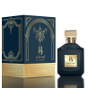 Fragrance World B Satin Oud EDP 100 ml — produkto vaizdas; stambus planas; šviesiame fone