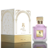 Fragrance World B Gentle Gold EDP 100 ml — toode ja pakend; väga lähivõte; tumedal taustal