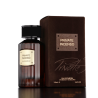 Fragrance World Private Incenso EDP 100 ml — Produkt und Verpackung; Nahaufnahme; auf dunklem Hintergrund