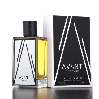 Fragrance World AVANT INTENSE 100 ml — productweergave; close-up; op een witte achtergrond