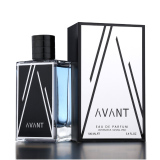 Fragrance World Avant EDP 100 ml — изображение товара; очень крупный план; на тёмном фоне