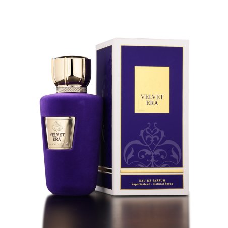 Fragrance World Velvet Era EDP 100 ml — pohled na produkt; detail; na bílém pozadí
