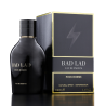 Fragrance World Bad Lad EDP 100 ml — товар и упаковка; очень крупный план; на белом фоне