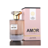 Rose Seduction Secret Amor EDP 100 ml — producto y embalaje; primer plano; sobre fondo blanco; encuadre más cercano