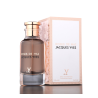 Fragrance World Roses De Mai Jacques Yves EDP 100 ml — produktas ir pakuotė; stambus planas; šviesiame fone