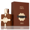 Fragrance World Aromatix Royal Taboo EDP 100 ml — productverpakking; zeer nabije close-up; op een witte achtergrond