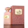Fragrance World Hanan EDP 100 ml — товар и упаковка; очень крупный план; на тёмном фоне