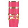 Lattafa Perfume Yara Candy EDP 100 ml — vista do produto; grande plano; sobre fundo branco; enquadramento mais aberto