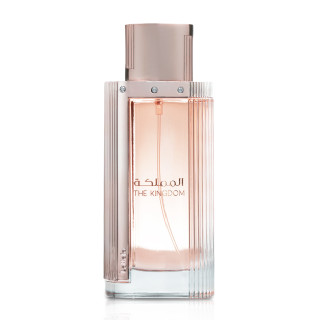 Lattafa Perfume The Kingdom Woman EDP 100 ml — изображение товара; крупный план; на белом фоне; самый близкий кадр