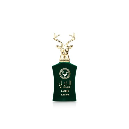 Lattafa Perfume Safeer Al Noble EDP 100 ml — изглед на продукта; широка композиция; на бял фон