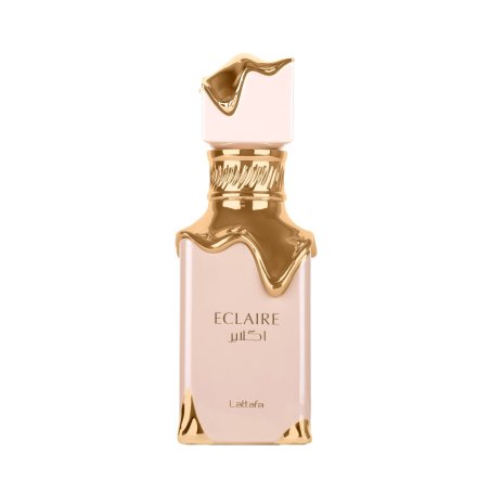 Lattafa Perfume Eclaire EDP 100 ml — toote vaade; täiskompositsioon; valgel taustal; lähim kadreering