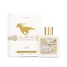Lattafa Perfume Qaed Al Fursan Unlimited EDP 90 ml — opakowanie produktu; pełna kompozycja; na białym tle; najszersze kadrowanie