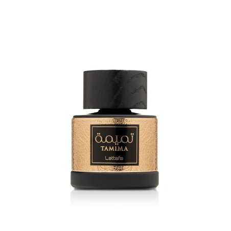 Lattafa Perfume Tamima EDP 100 ml — widok produktu; pełna kompozycja; na białym tle; najbliższe kadrowanie