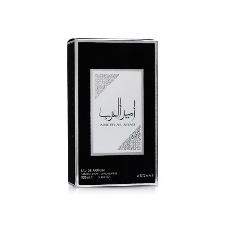 Lattafa Perfume Ameer Al Arab EDP 100 ml — изглед на продукта; цялостна композиция; на бял фон; най-близък кадър