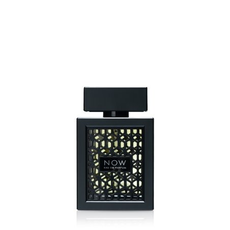 Lattafa Perfume Rave NOW EDP 100 ml — produktvisning; fuld komposition; på hvid baggrund