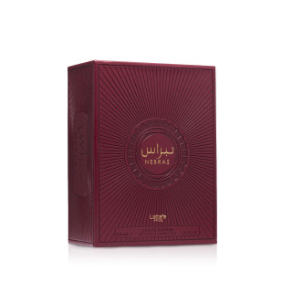 Lattafa Perfume Pride Nebras EDP 100 ml — упаковка товара; полная композиция; на белом фоне