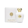 Lattafa Perfume Opulent Musk EDP 100 ml — produkt og emballage; fuld komposition; på hvid baggrund