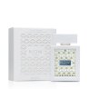Lattafa Perfume Rave Now White EDP 100 ml — опаковка на продукта; цялостна композиция; на бял фон; най-близък кадър