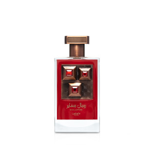 Lattafa Perfume Pride Royal Sapphire 100 ml — vue du produit; composition large; sur fond blanc