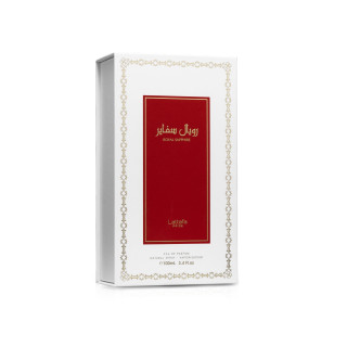 Lattafa Perfume Pride Royal Sapphire 100 ml — vue du produit; composition complète; sur fond blanc