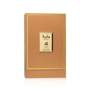 Lattafa Perfume Pride Masa 100 ml — toote pakend; täiskompositsioon; valgel taustal