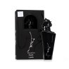 Lattafa Perfume MAAHIR Black EDP 100 ml — упаковка товара; крупный план; на белом фоне