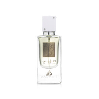 Lattafa Perfume Ana Abiyedh EDP 60 ml — изображение товара; полная композиция; на белом фоне; самый широкий кадр
