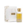 Lattafa Perfume Ajayeb Dubai Portrait EDP 100 ml — produkt og emballage; fuld komposition; på hvid baggrund